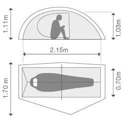 Exped Mira I HL - 1-Personen Zelt 8 Exped Mira I HL - 1-Personen Zelt -Sportausrüstung exped mira i hl 1 personen zelt detail 4