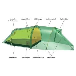 Hilleberg Nallo 4 GT - 4-Personen Zelt -Sportausrüstung hilleberg nallo 4 gt 4 personen zelt detail 6