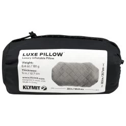 Klymit Luxe Pillow - Kissen -Sportausrüstung klymit luxe pillow kissen detail 6