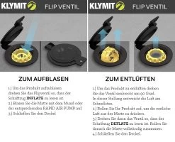Klymit Static V Luxe - Isomatte -Sportausrüstung klymit static v luxe isomatte detail 4