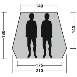 Outwell Beach Shelter Compton - Strandmuschel -Sportausrüstung outwell beach shelter compton strandmuschel detail 5