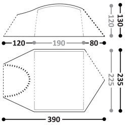 Spatz Starling 3 BTC - 3-Personen Zelt -Sportausrüstung spatz starling 3 btc 3 personen zelt detail 6