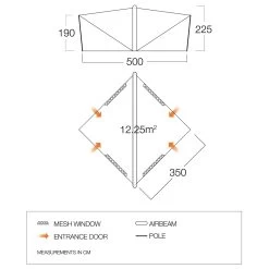 Vango Trigon Airhub - Gruppenzelt -Sportausrüstung vango trigon airhub gruppenzelt detail 4