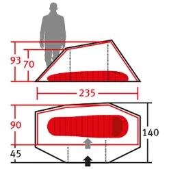 Wechsel Aurora 1 - 1-Personen Zelt -Sportausrüstung wechsel aurora 1 1 personen zelt detail 5